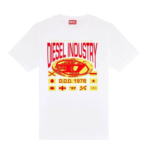 CAMISETA BLANCA T-DIEGOR-L8 DIESEL